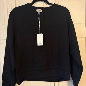 Elie Tahari Black Sweatshirt NWT